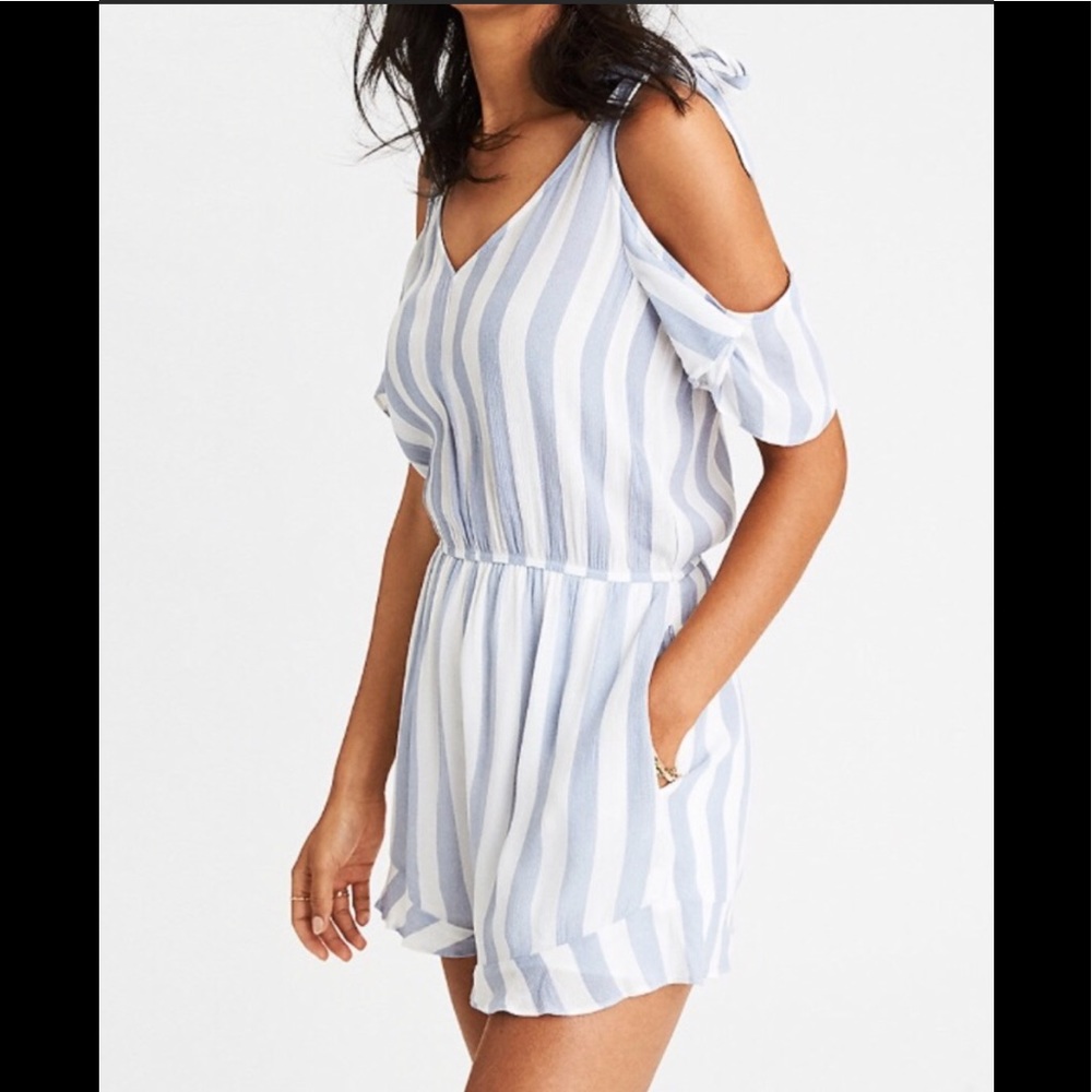 American eagle outfitters striped short romper